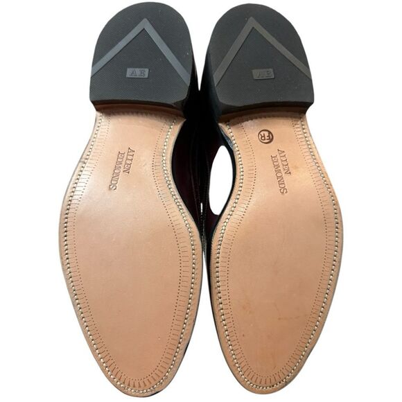 New Allen Edmonds Berwick Burgundy LeatherTassel Loafers Dress Shoes 7.5 main image 6